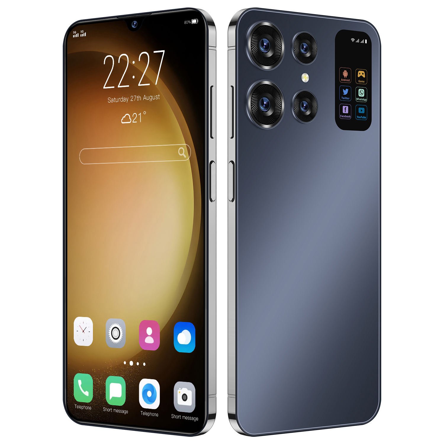 S24 Ultra smartphone 3g real memory2GB+16GB global smartphone android 8.1 cell phones expandable memory up to 128GB